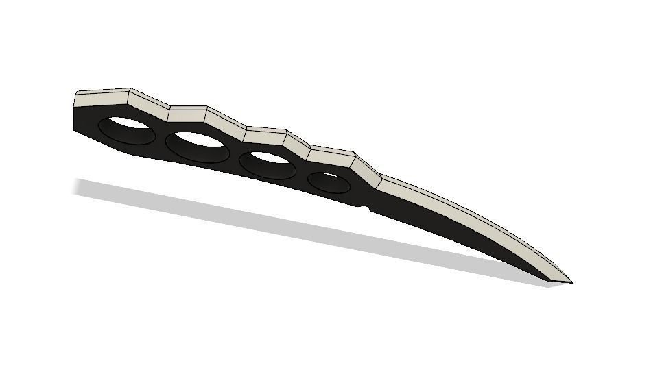 Naruto Chakra Blade 3D print model_5