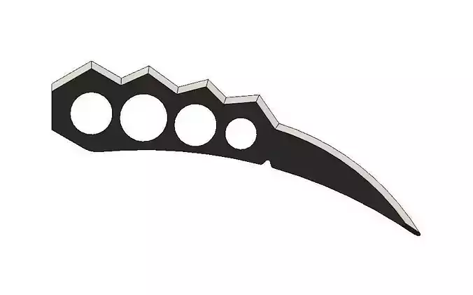 Naruto Chakra Blade 3D print model