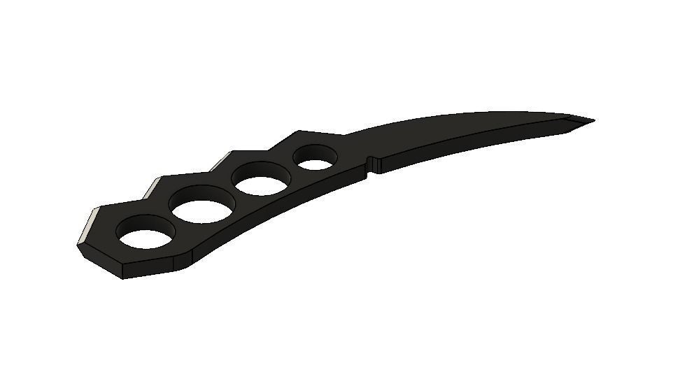 Naruto Chakra Blade 3D print model_4