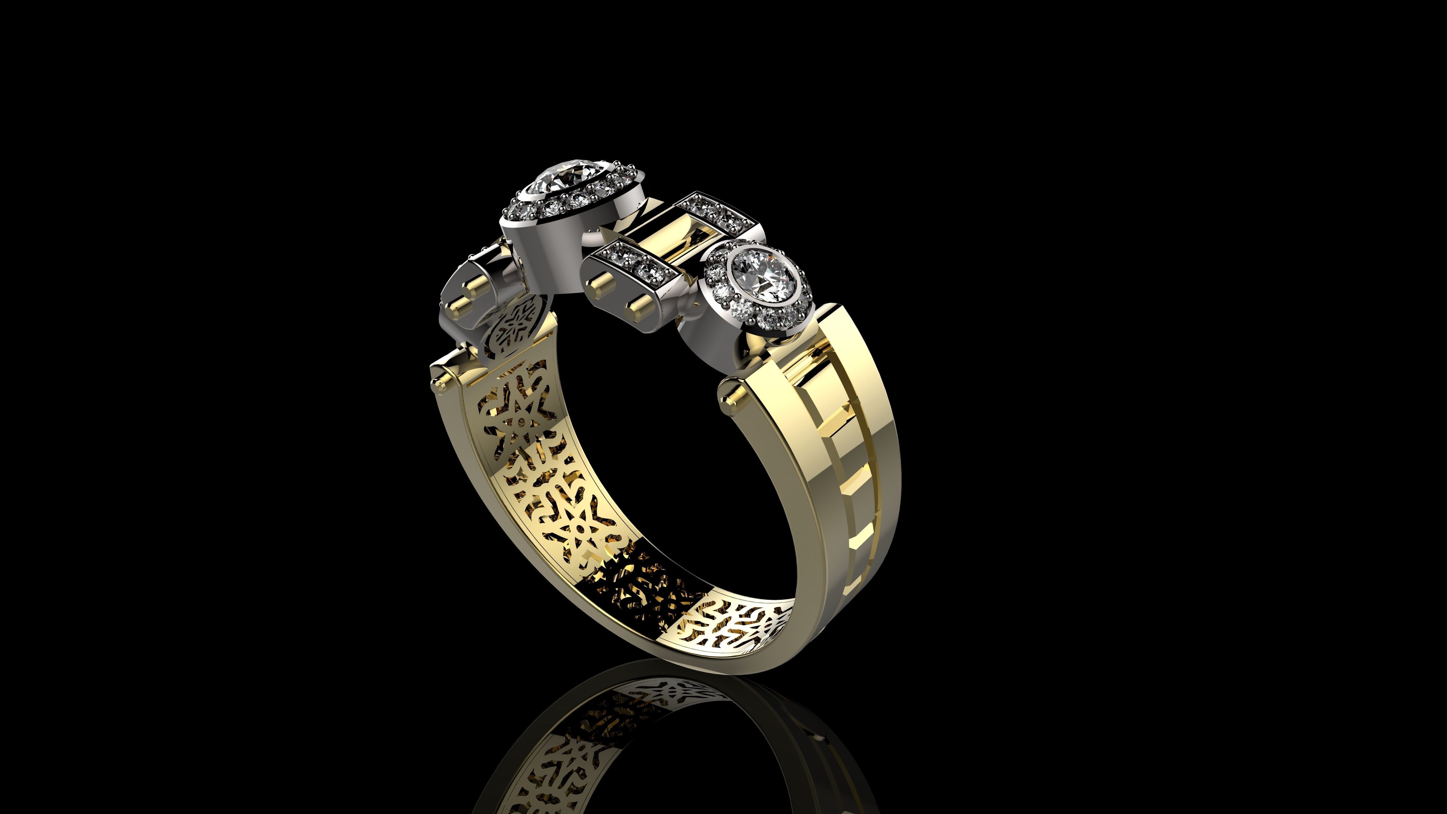 RINGS FOR MEN N5 3D print model_5