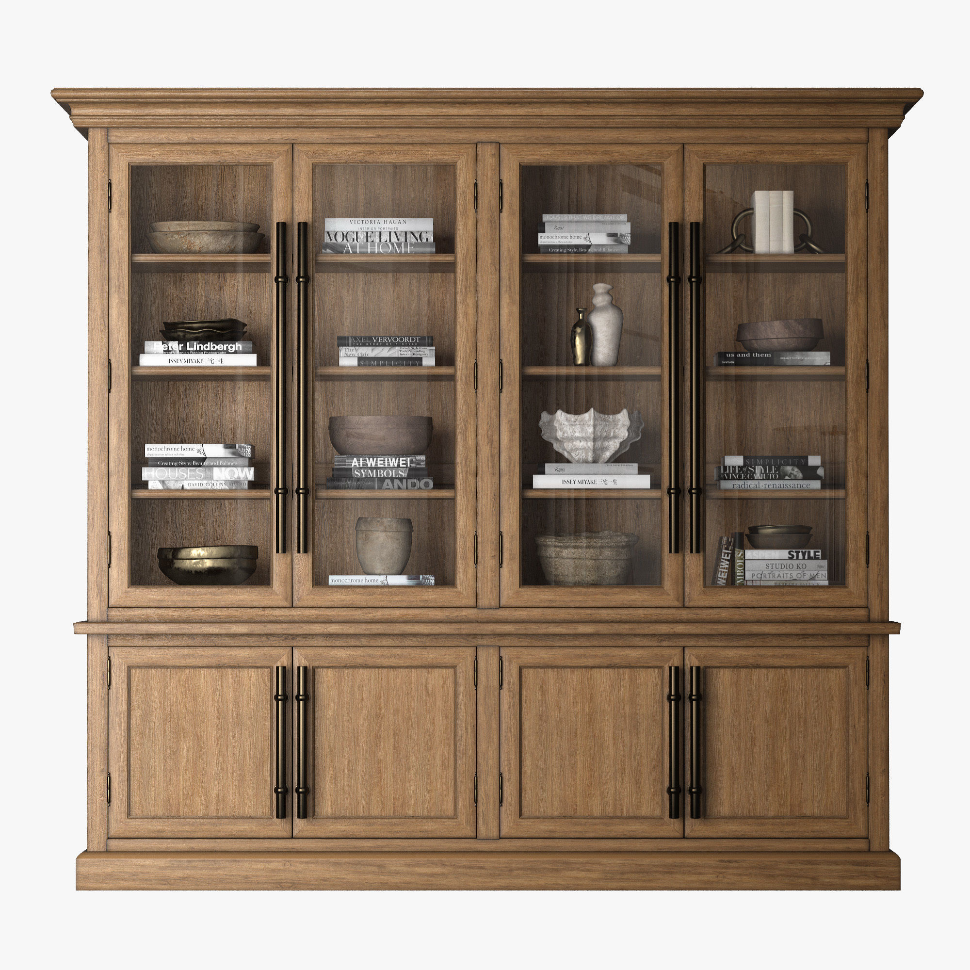 Double Sideboard 3D model_4