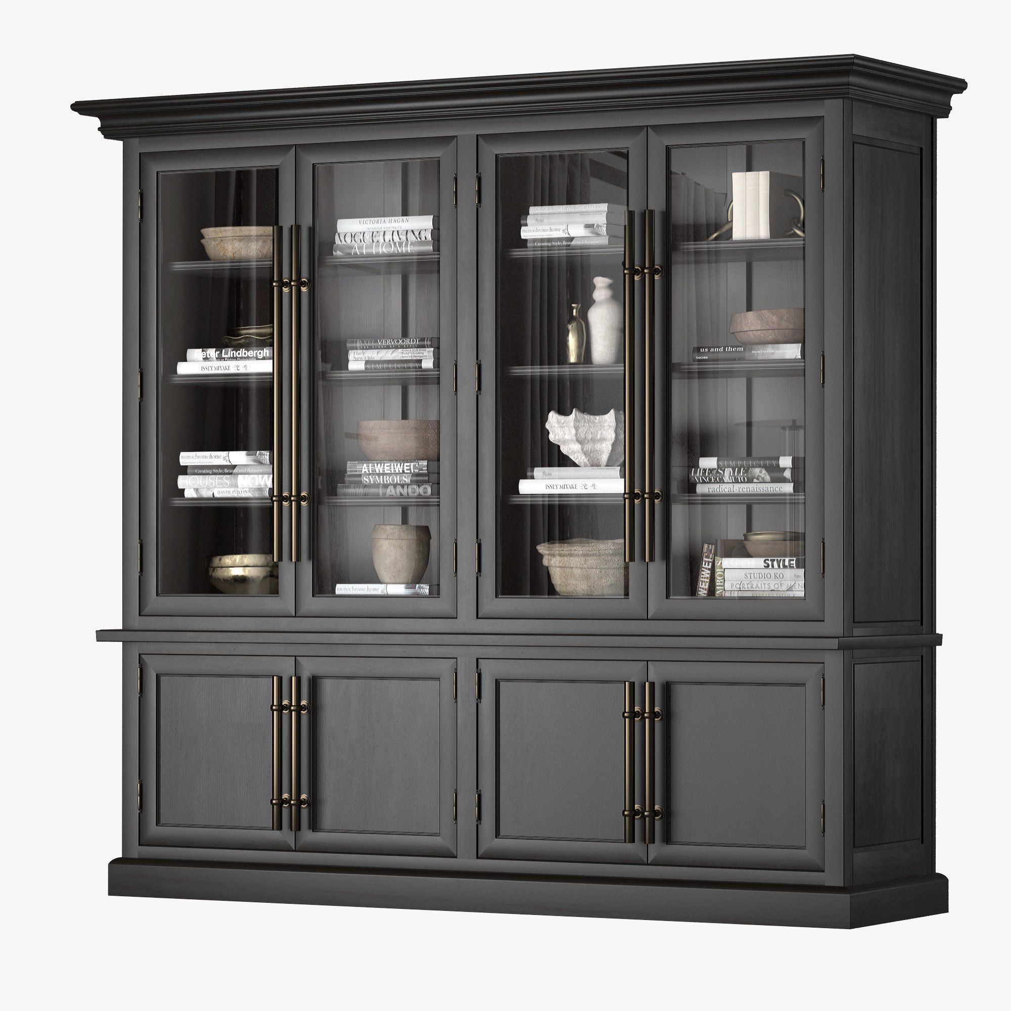 Double Sideboard 3D model_7