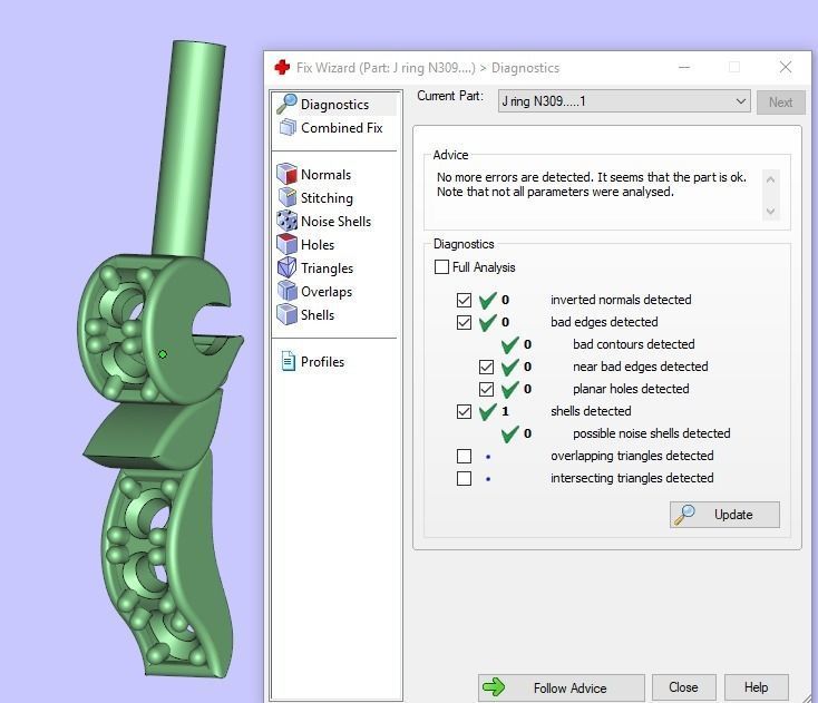 J RINGS N309 3D print model_6