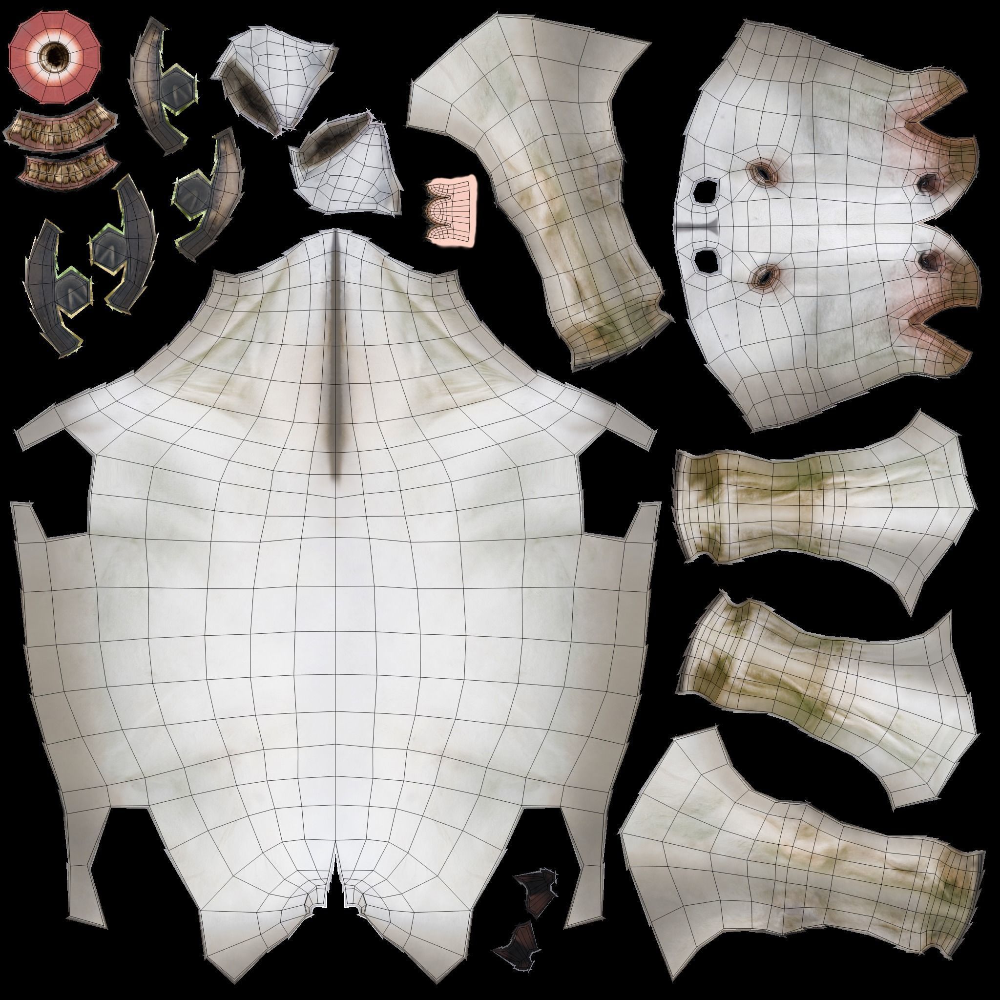 LowPoly Horses 10 colours Low-poly 3D model_93