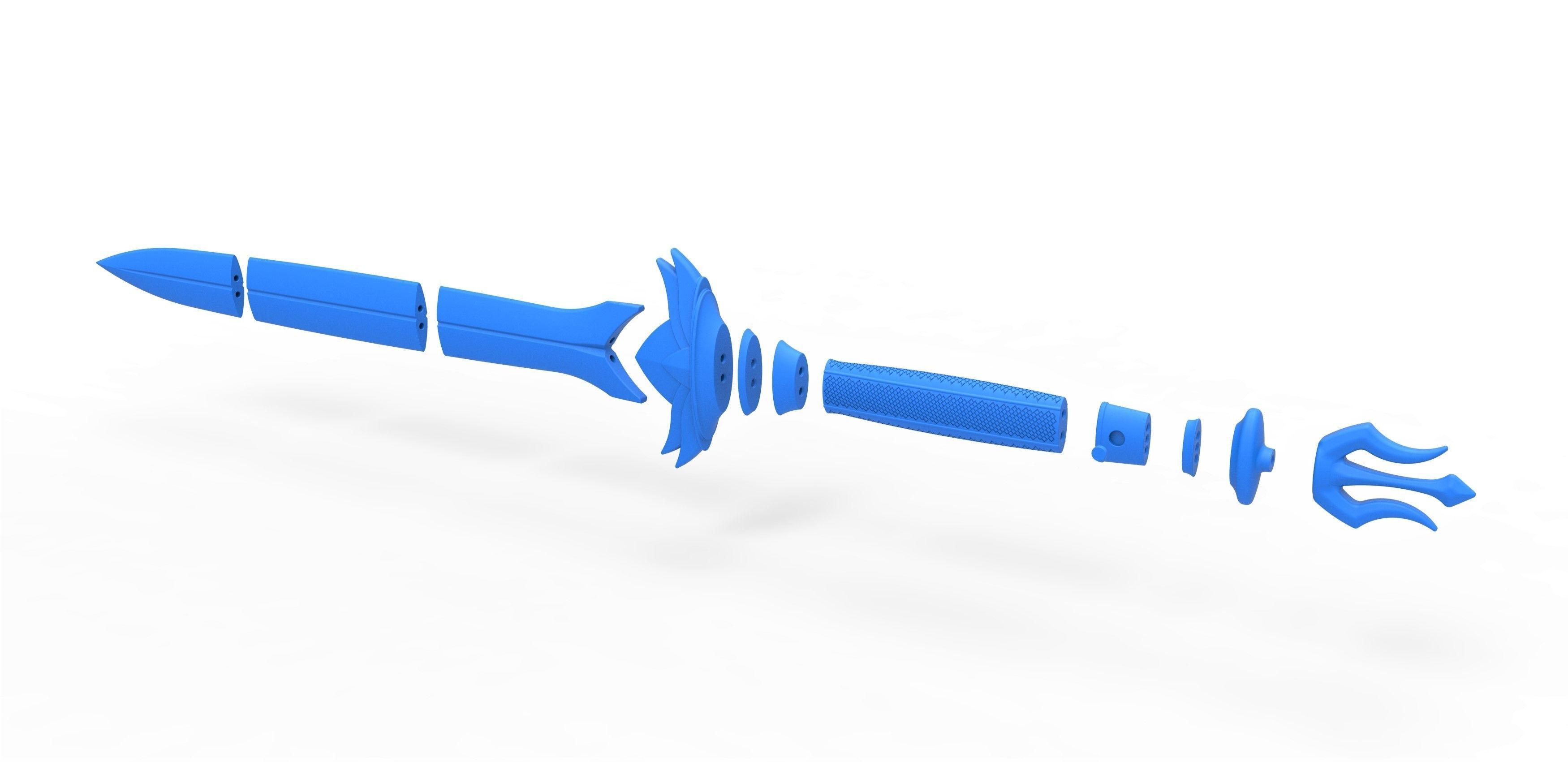 Sword of Black Manta from the movie Aquaman 2018 3D print model_26