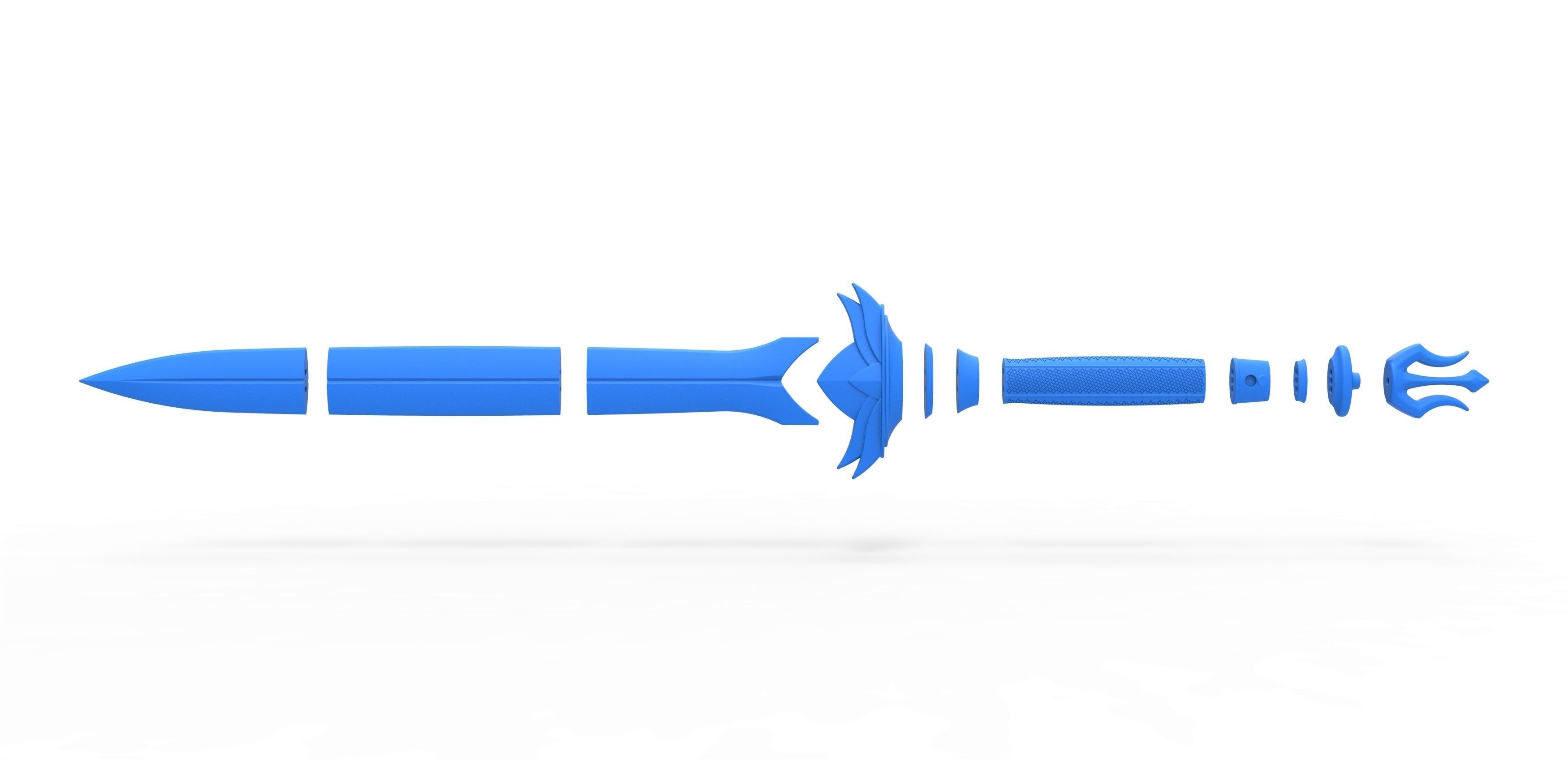 Sword of Black Manta from the movie Aquaman 2018 3D print model_25