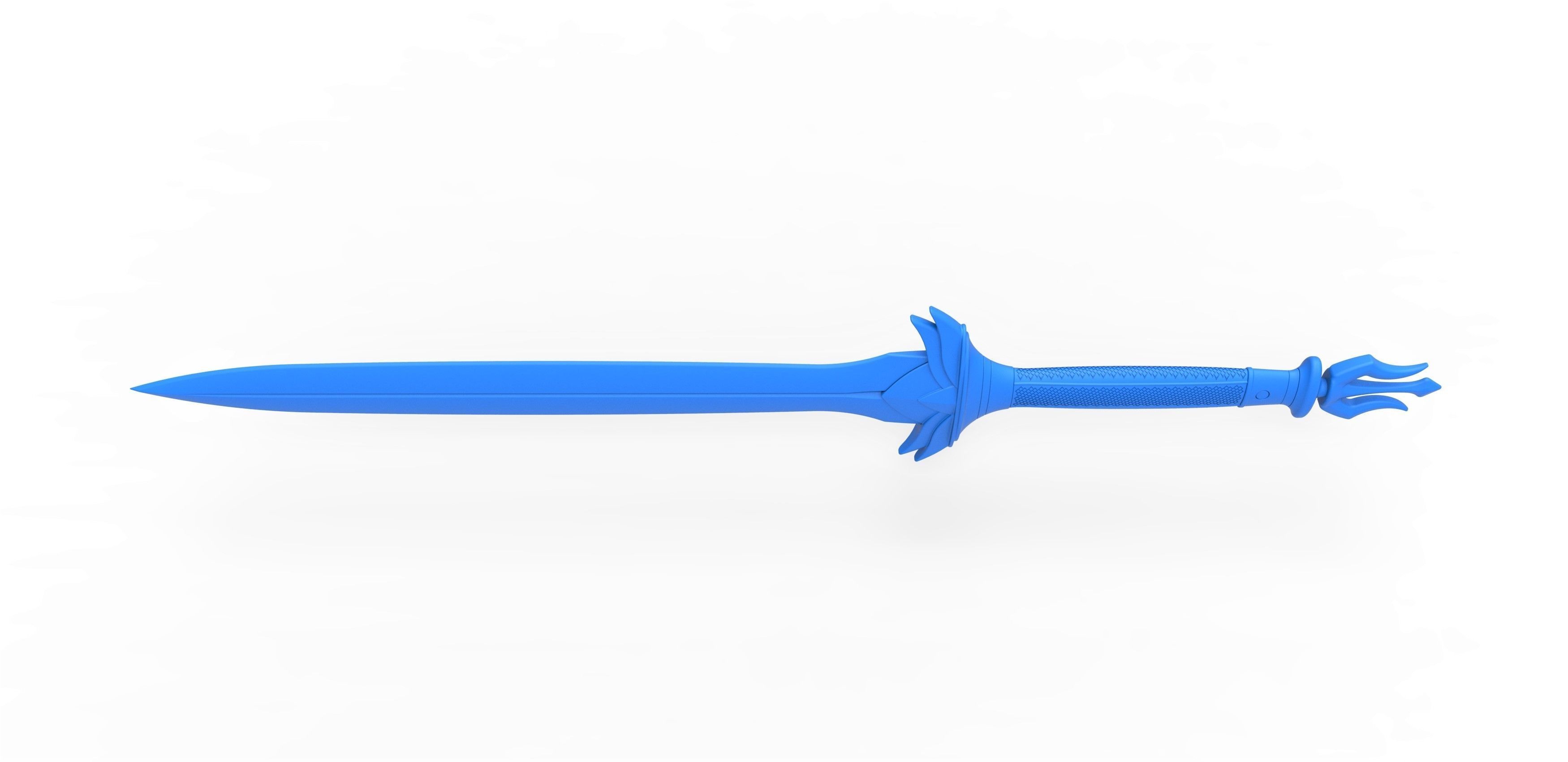 Sword of Black Manta from the movie Aquaman 2018 3D print model_17