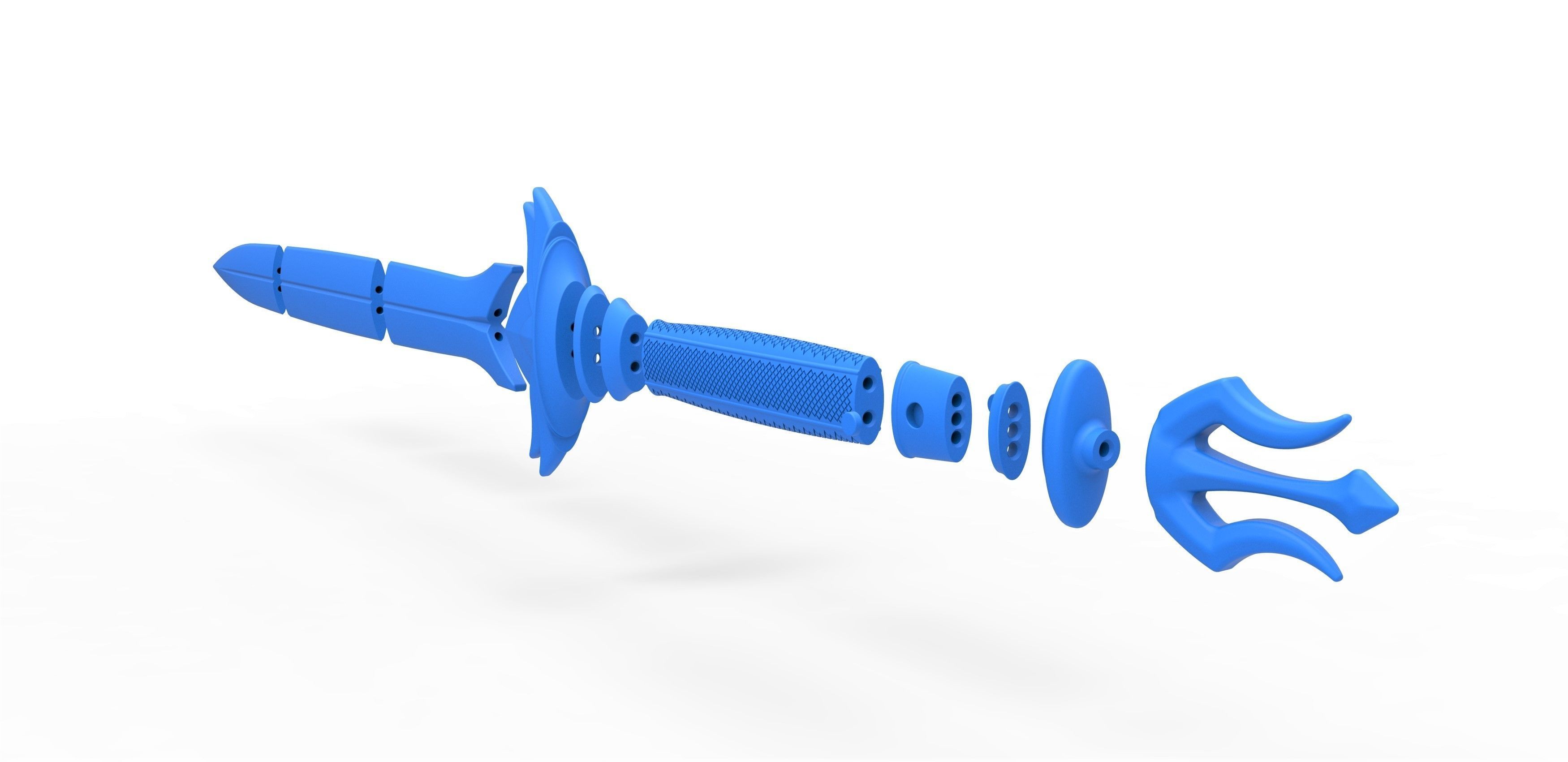 Sword of Black Manta from the movie Aquaman 2018 3D print model_27