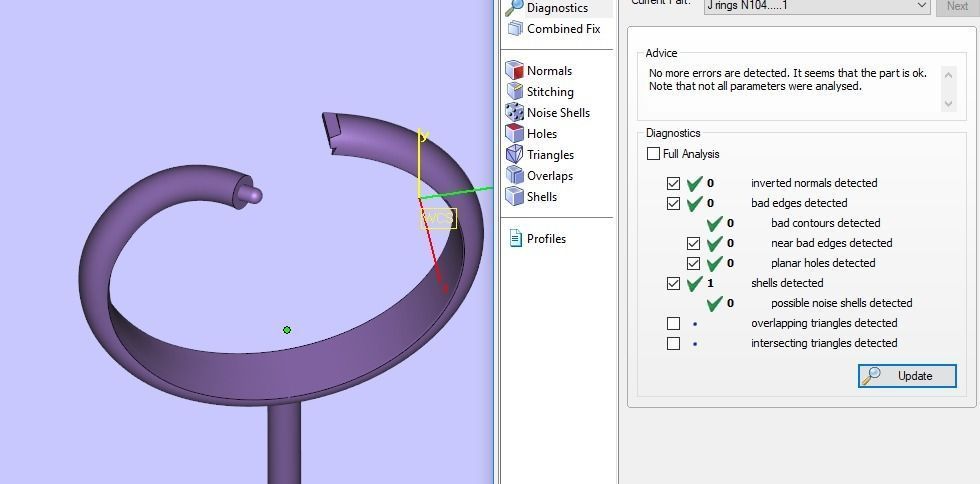 J RINGS N 104 3D print model_3