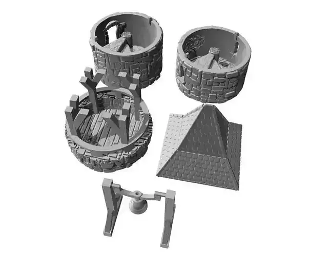 Belltower -STL File- 3D print model