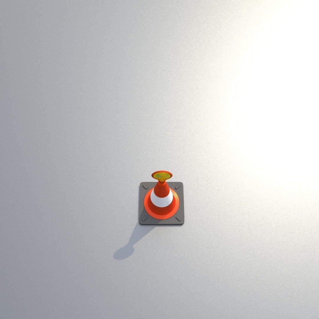 Traffic Cones All Sizes 3D Model Collection_117