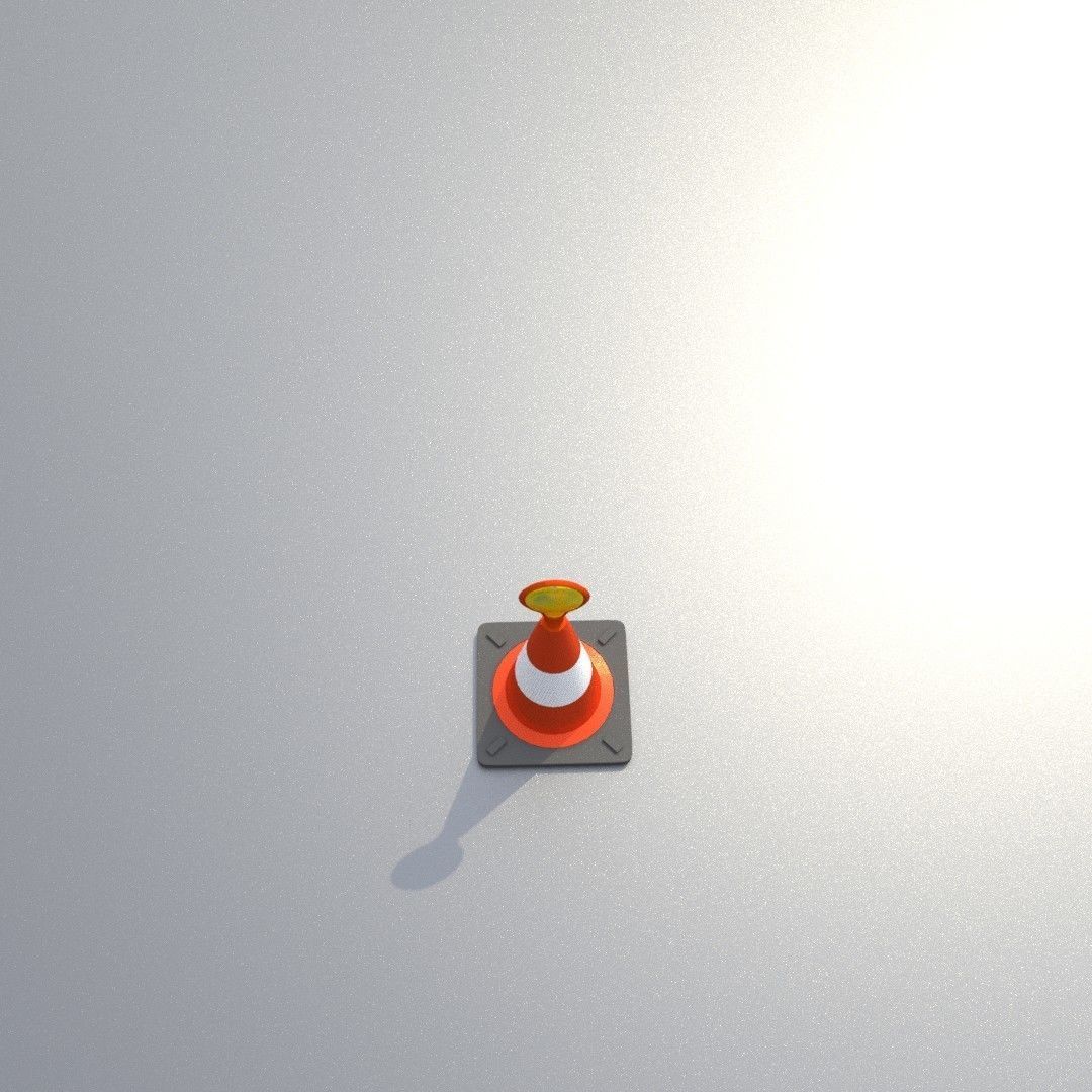 Traffic Cones All Sizes 3D Model Collection_115