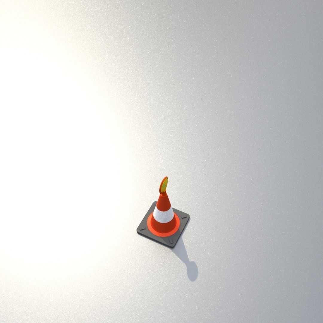 Traffic Cones All Sizes 3D Model Collection_108