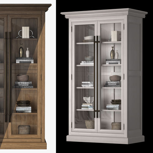 Bookcase 20th Century 3D model