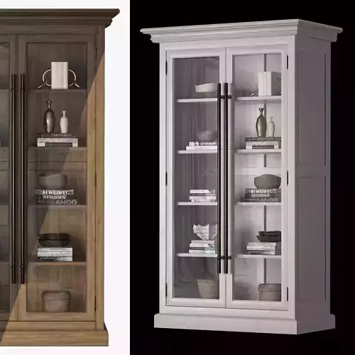 Bookcase 20th Century 3D model