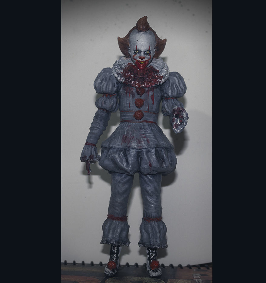 IT PennyWise The Clown Fan Art Printable Model 3D print model_10