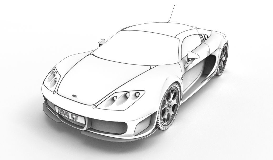 Noble M600 3D model_2