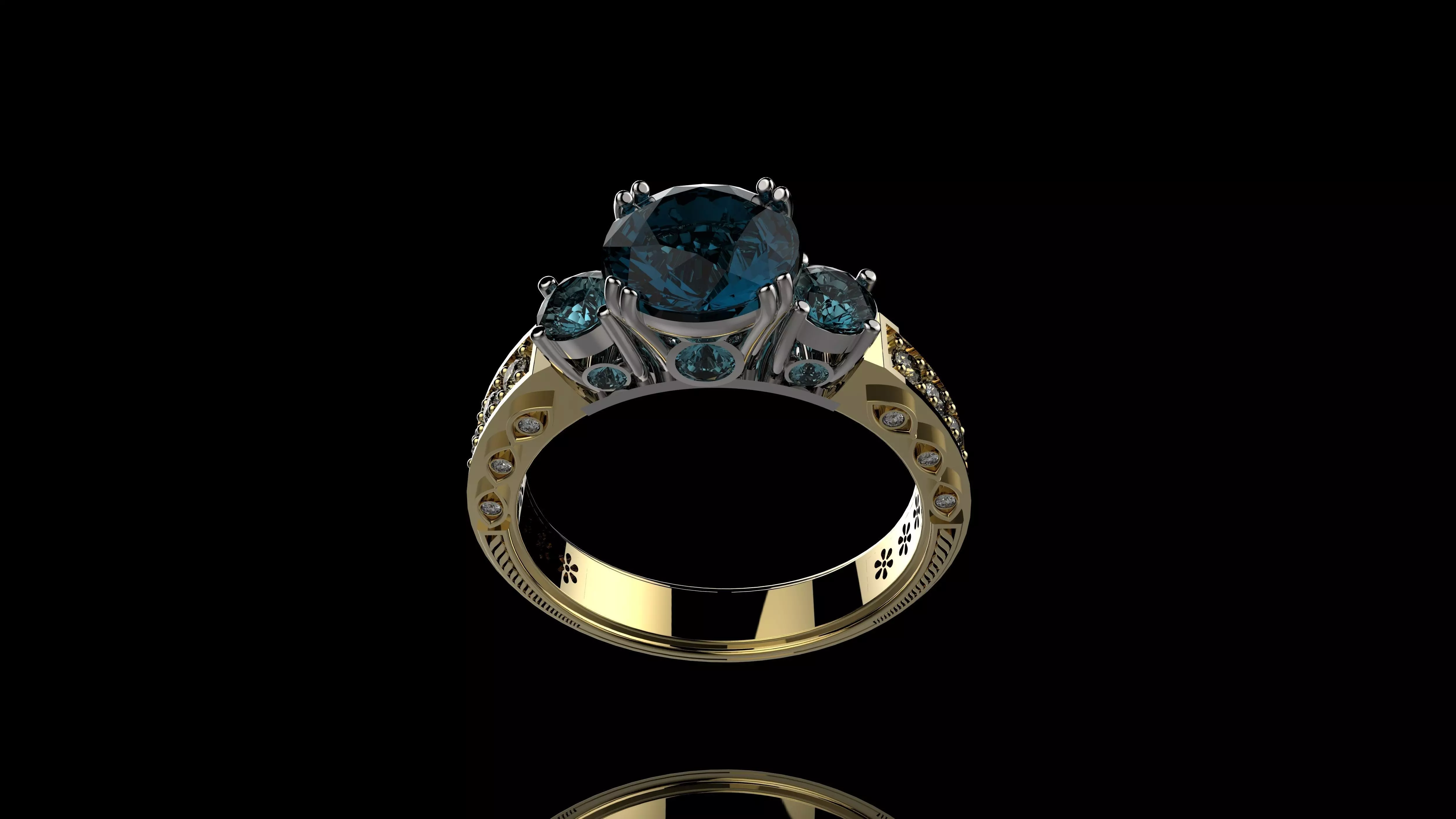 RINGS J N7 3D print model_0