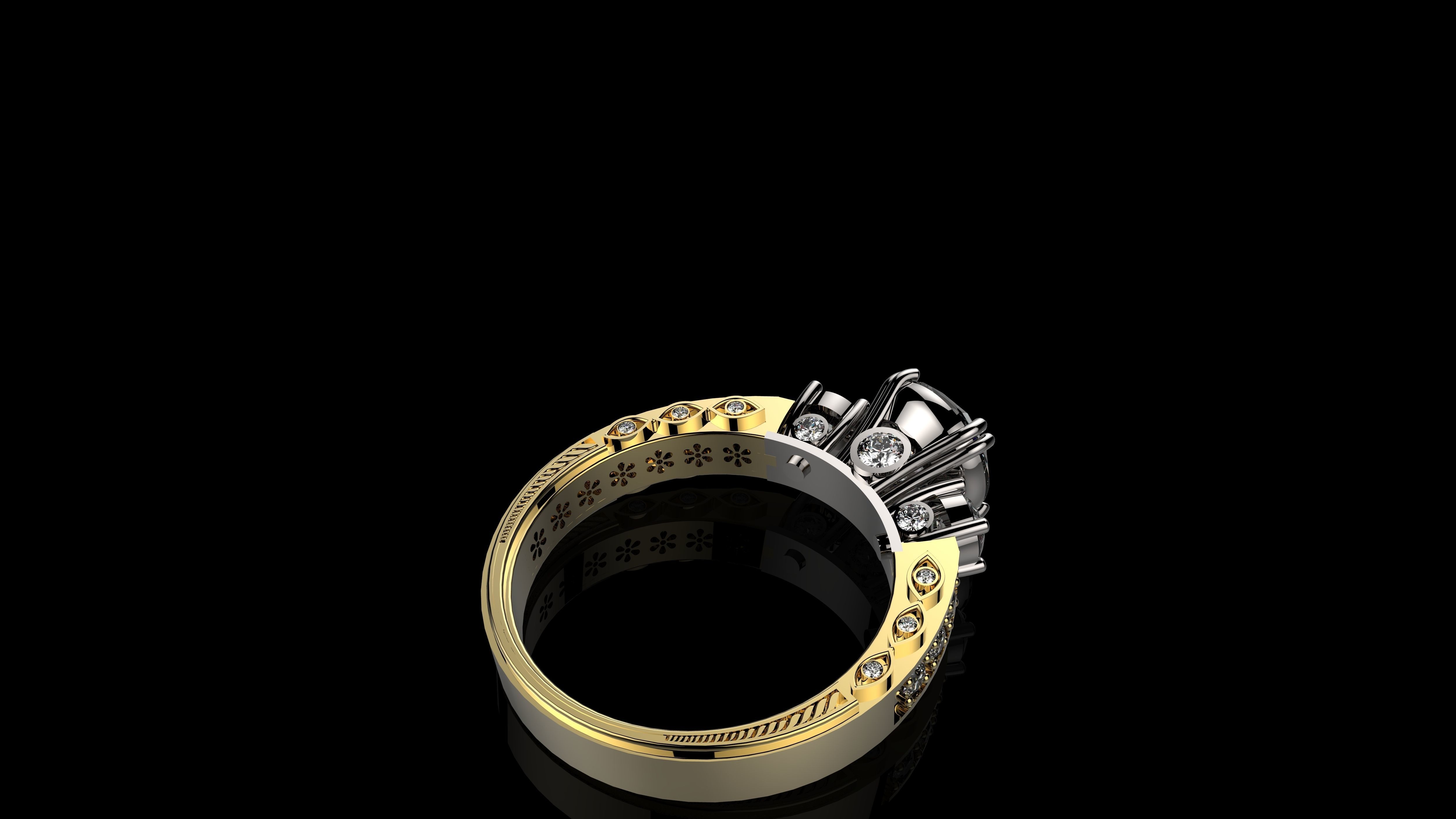 RINGS J N7 3D print model_5