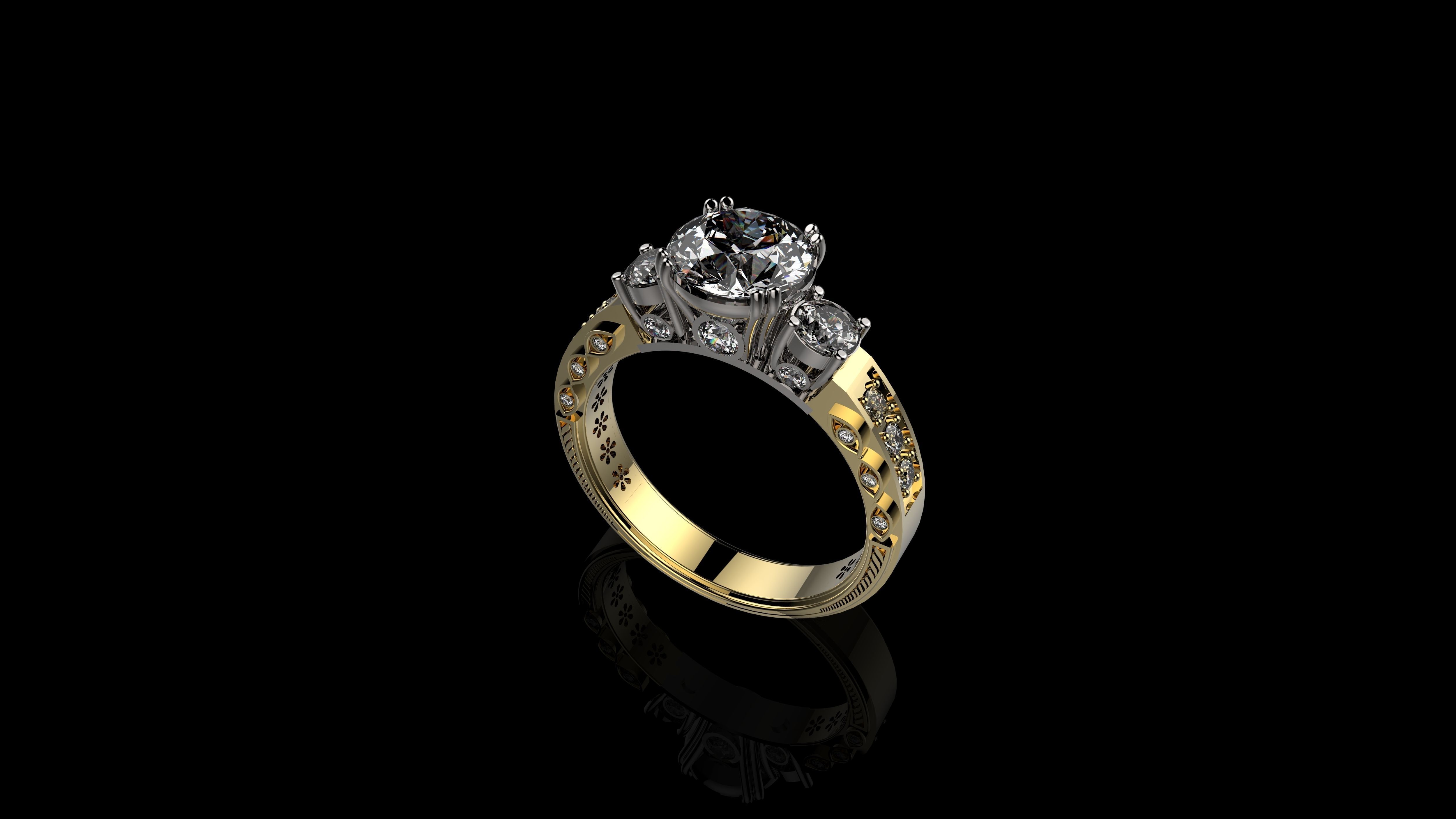 RINGS J N7 3D print model_2