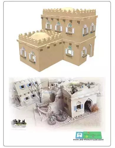 modular arabic building set 2 -stl file- 3D print model