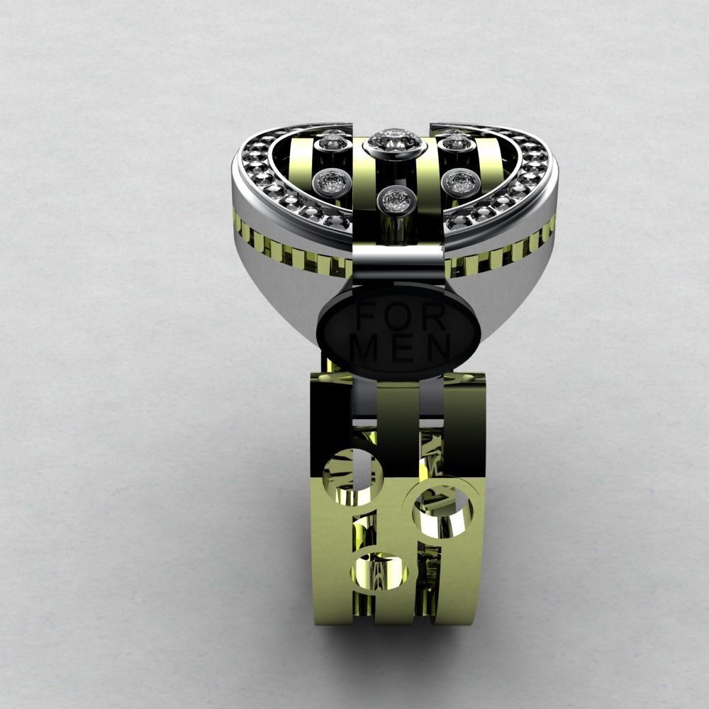 MEN RINGS N2 3D print model_9