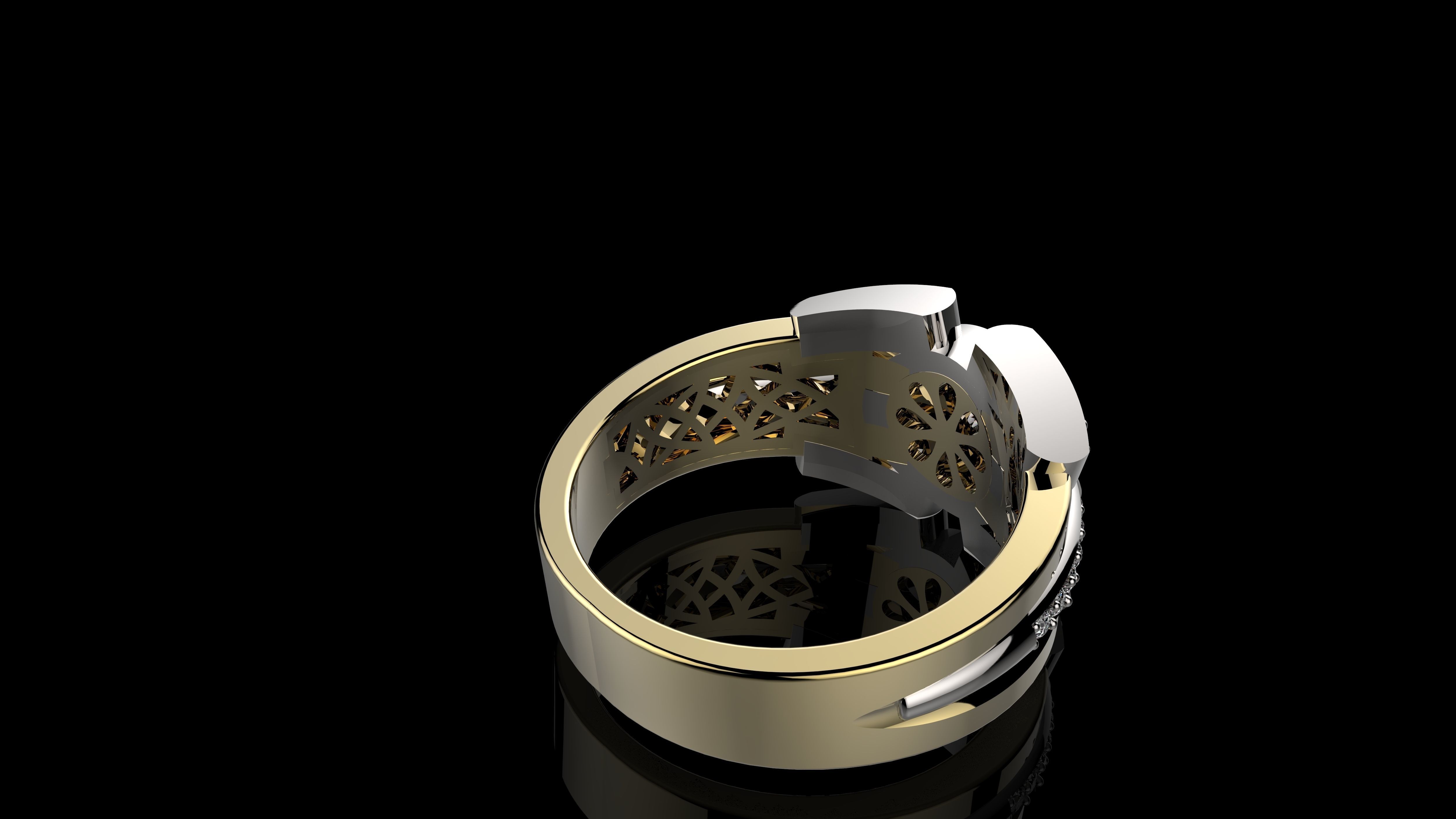 MEN RINGS N1 3D print model_5
