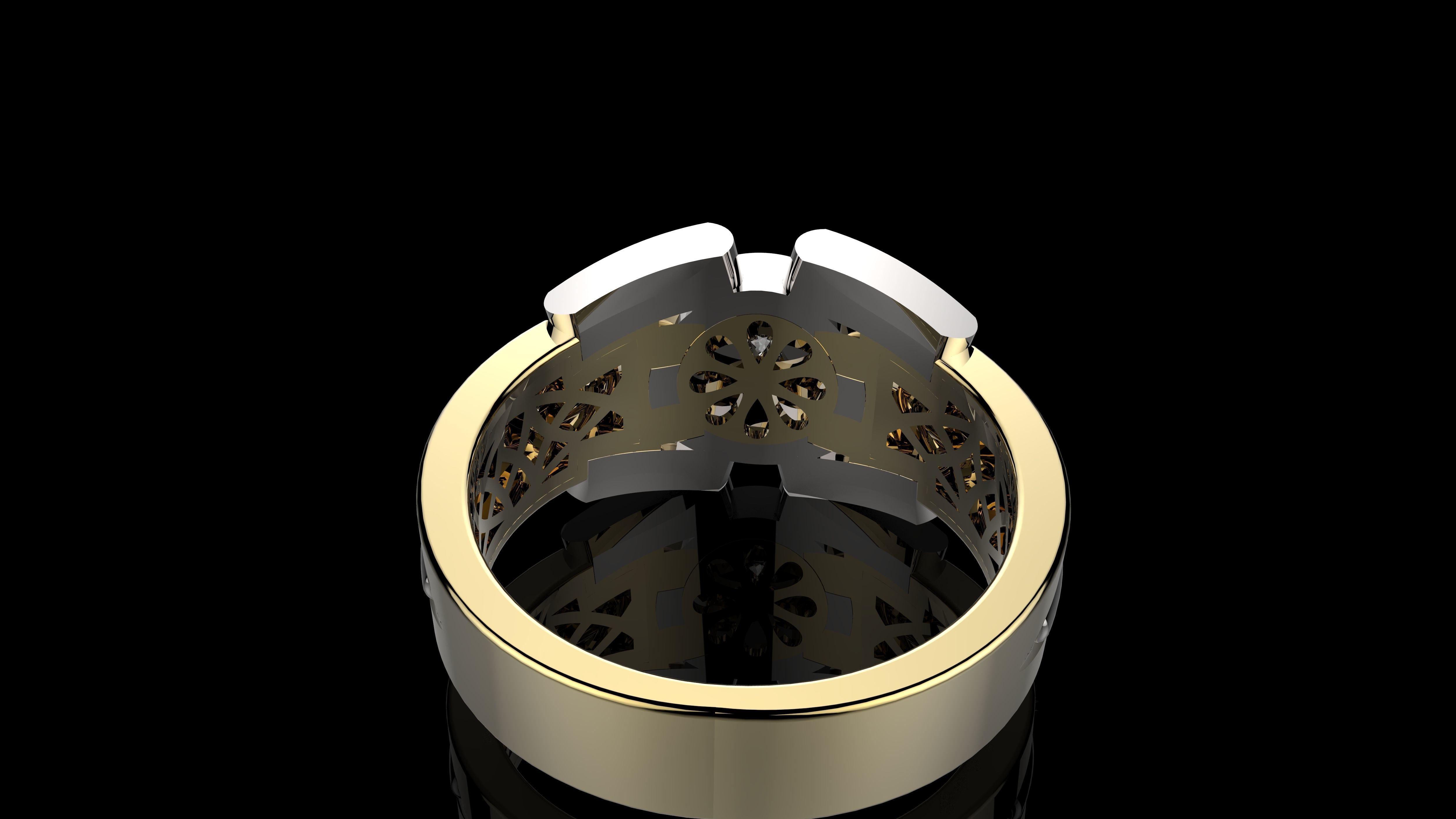 MEN RINGS N1 3D print model_4