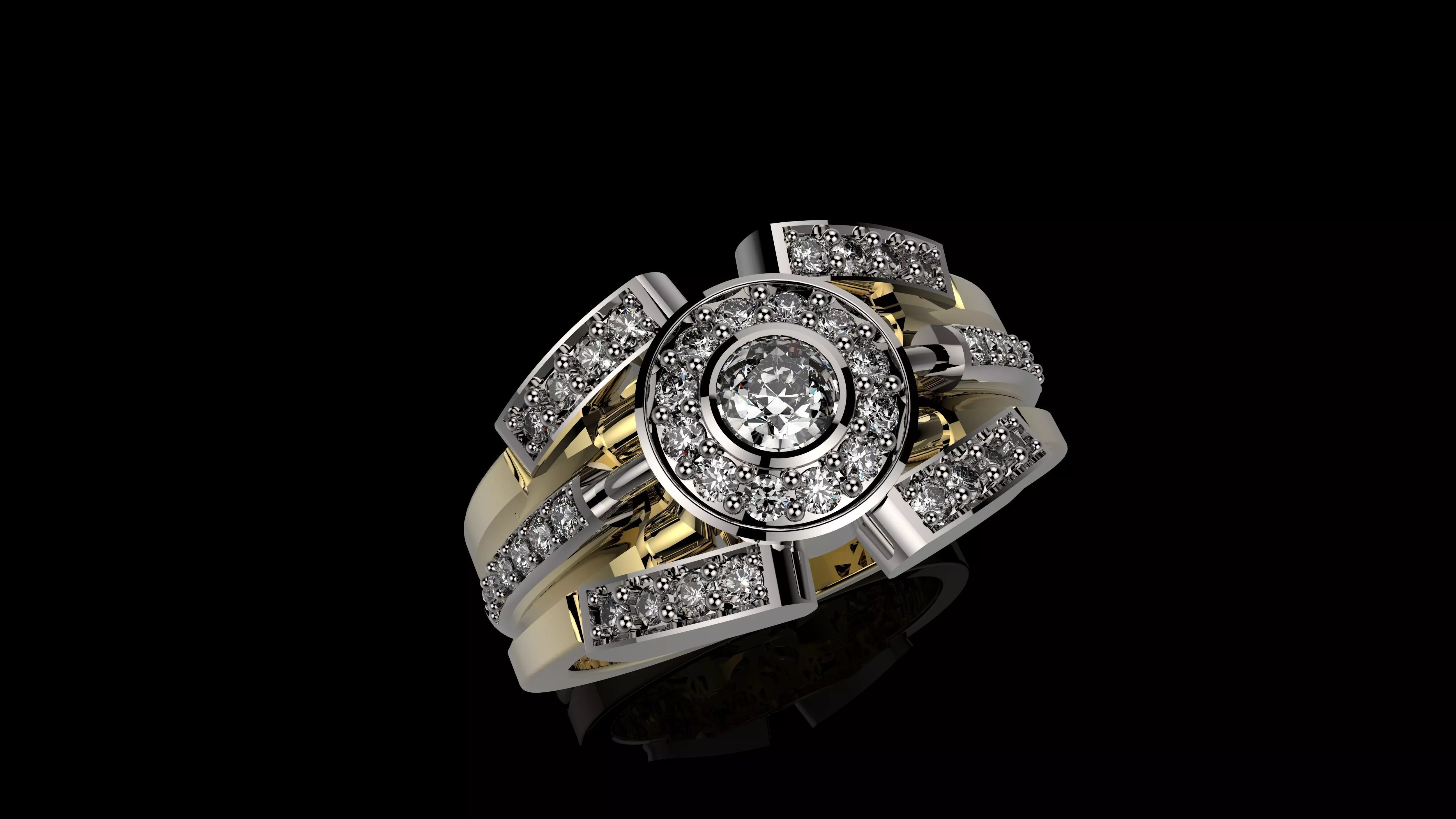 MEN RINGS N1 3D print model_0