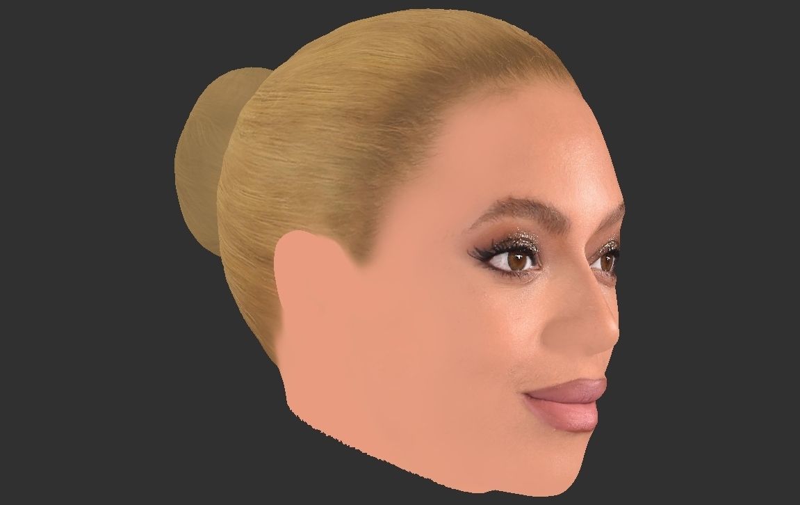 Beyonce Knowles 3D model_26