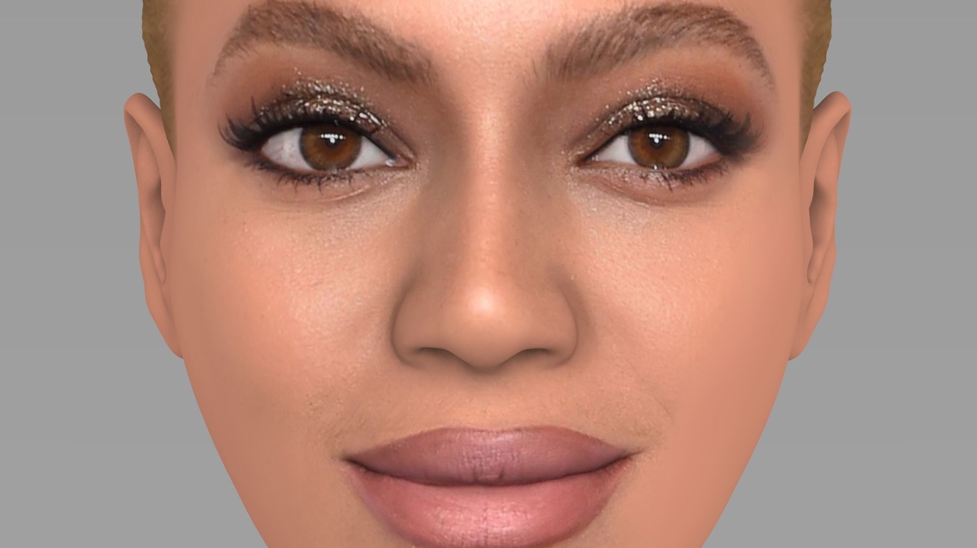 Beyonce Knowles 3D model_16