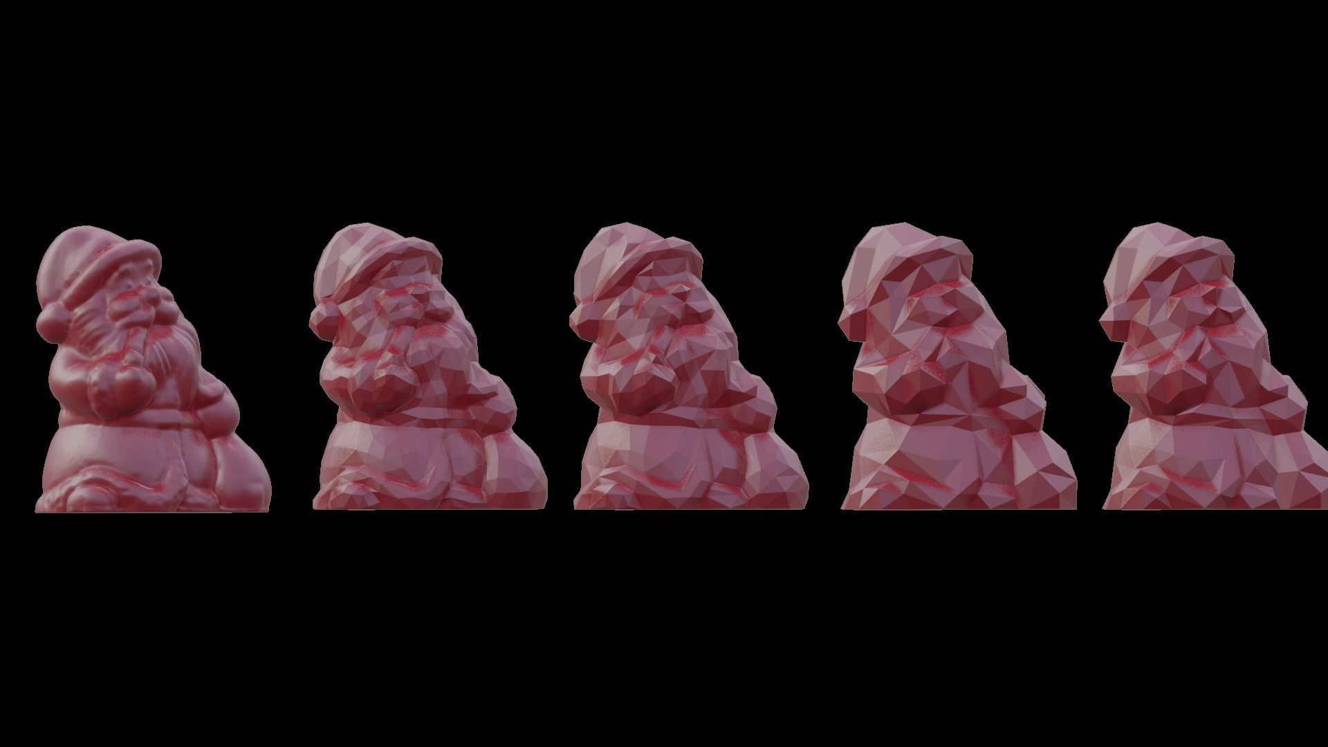 3D Print your own cute Santa 3D print model_4