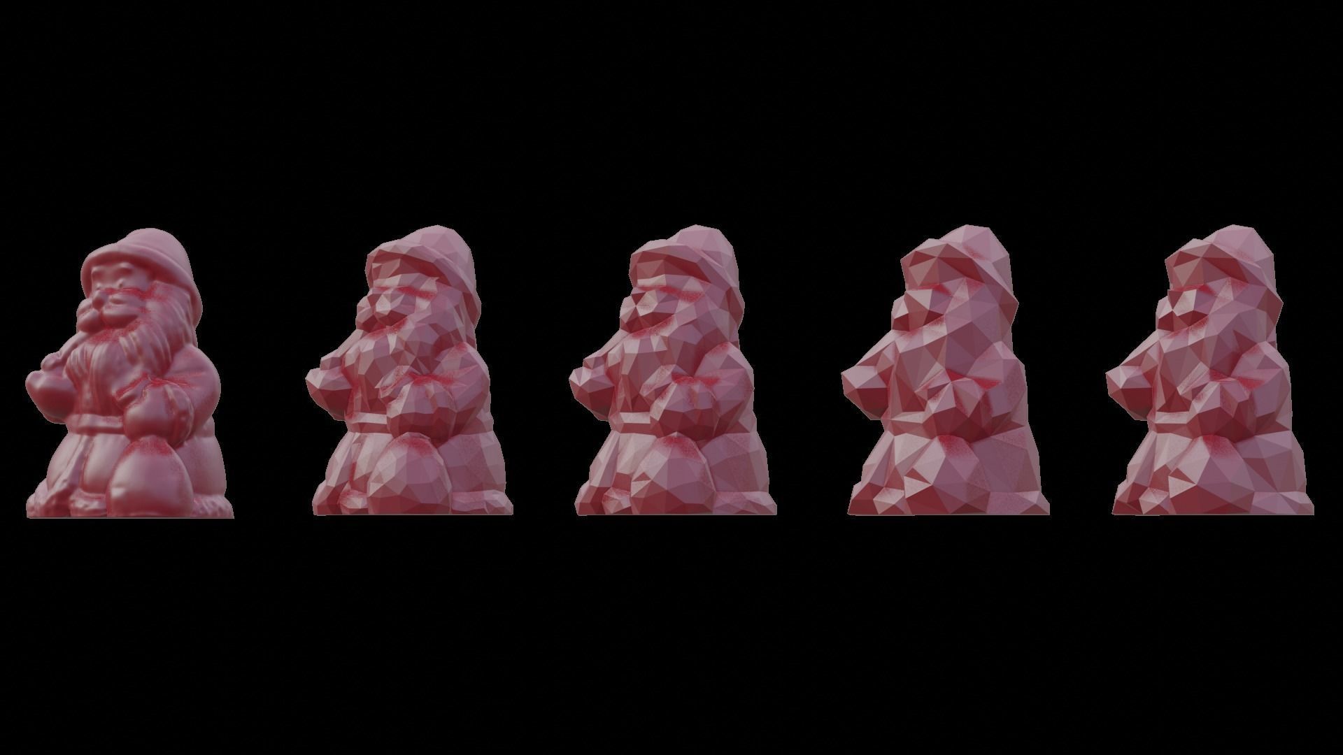 3D Print your own cute Santa 3D print model_6