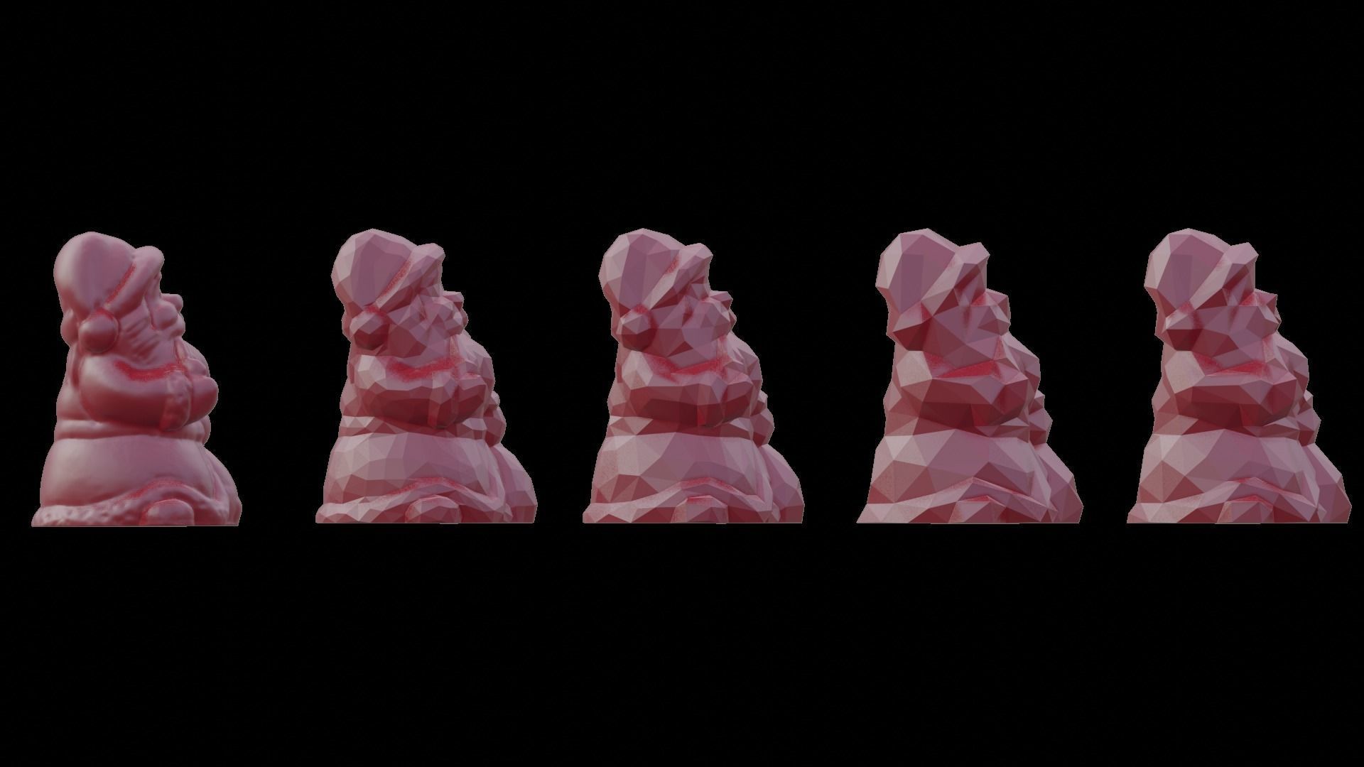 3D Print your own cute Santa 3D print model_18