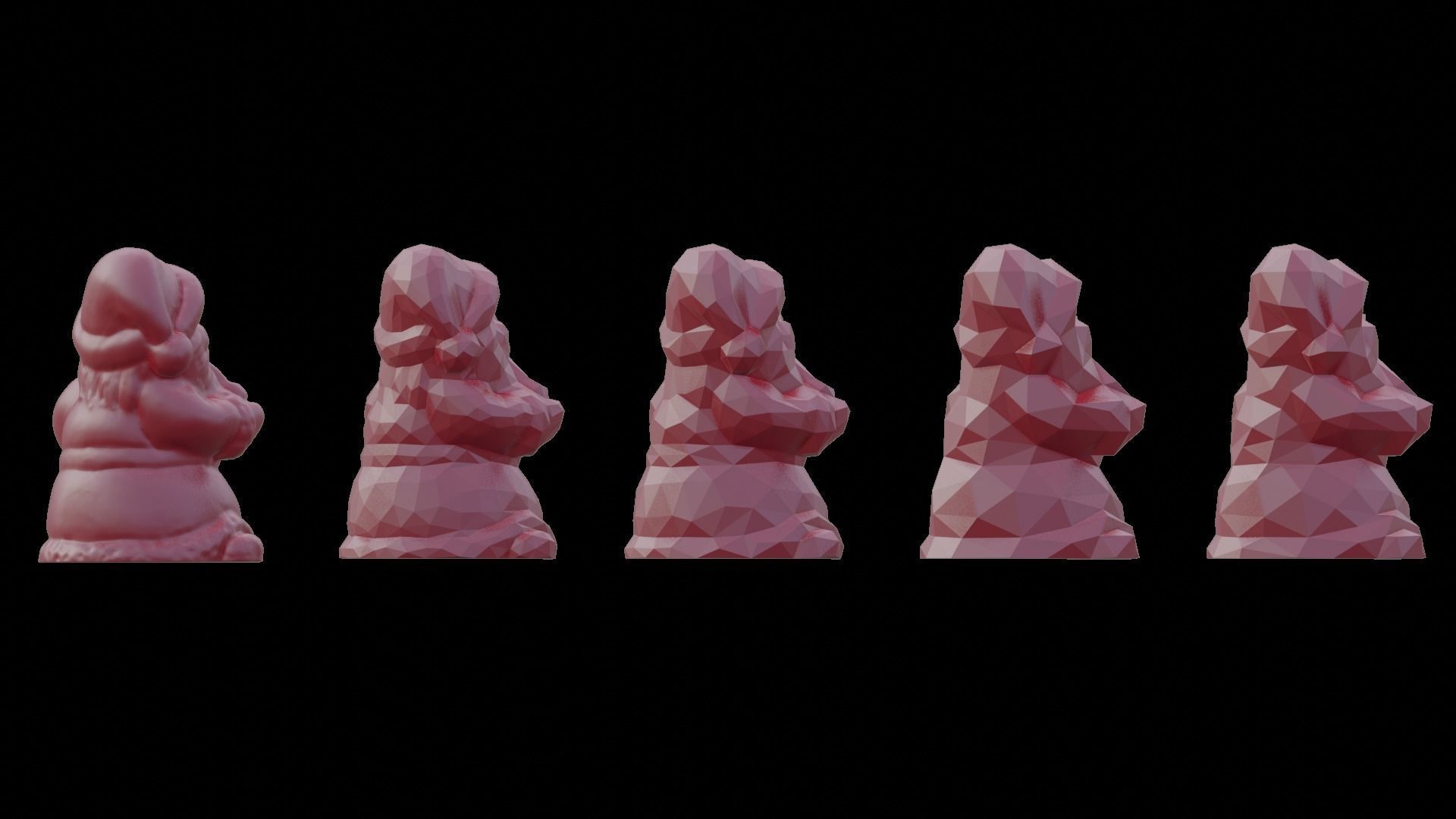 3D Print your own cute Santa 3D print model_5