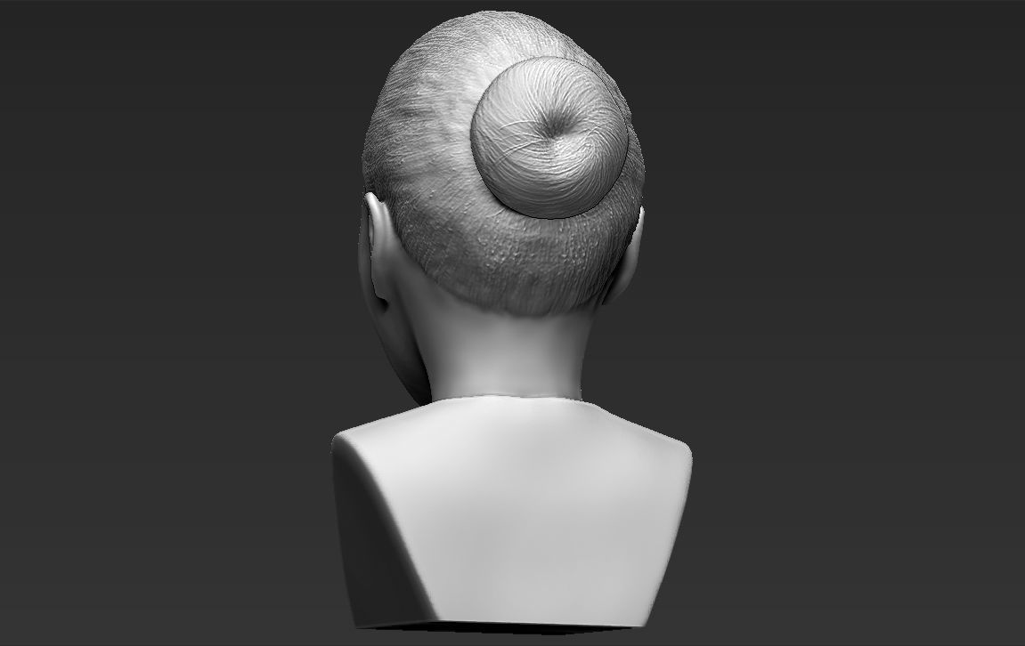 Beyonce Knowles bust ready for full color 3D printing 3D print model_30