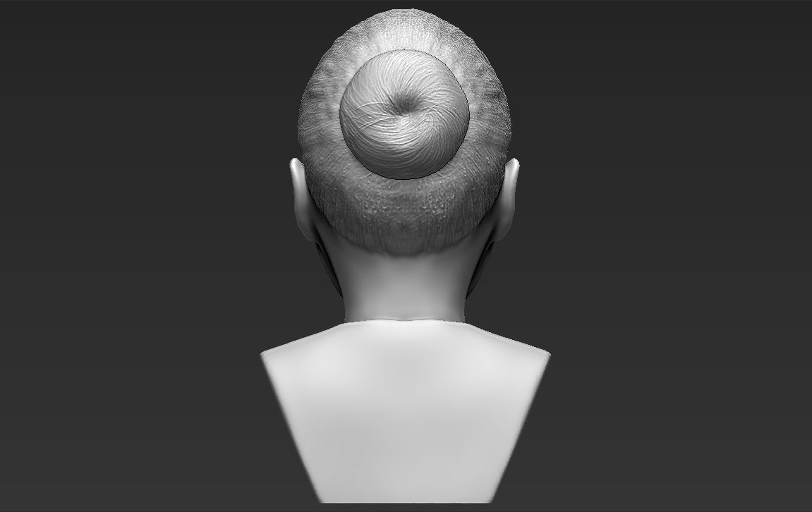Beyonce Knowles bust ready for full color 3D printing 3D print model_31