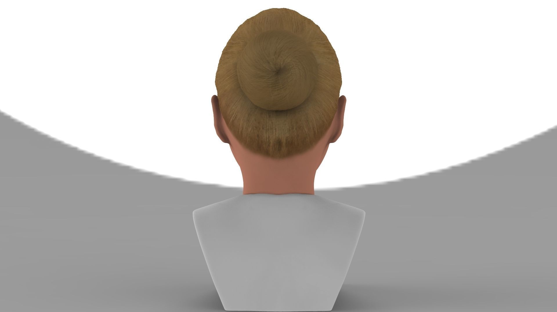 Beyonce Knowles bust ready for full color 3D printing 3D print model_6