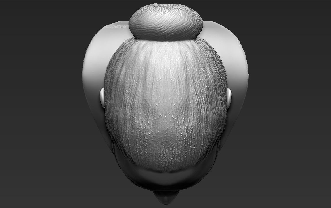 Beyonce Knowles bust ready for full color 3D printing 3D print model_52