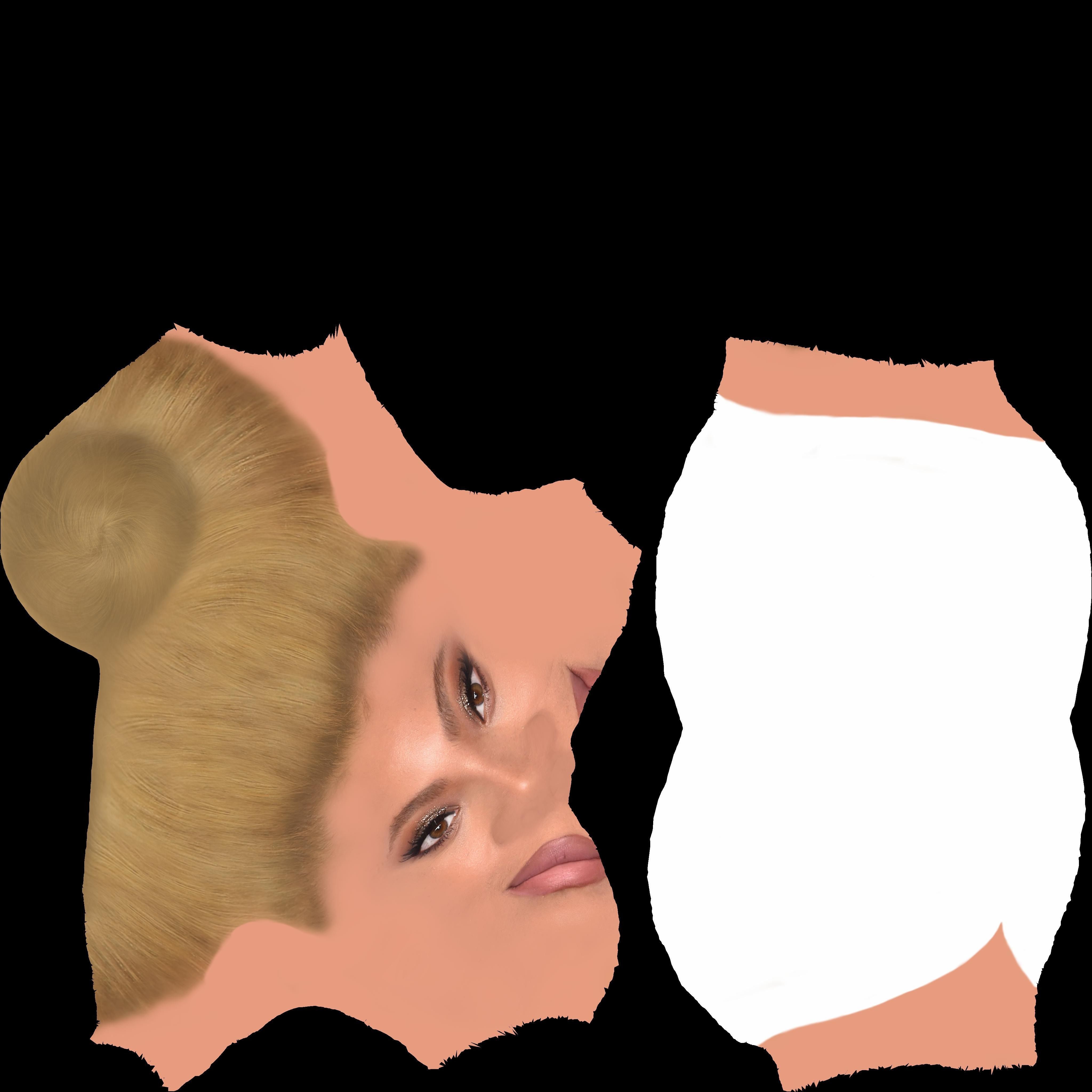 Beyonce Knowles bust ready for full color 3D printing 3D print model_17