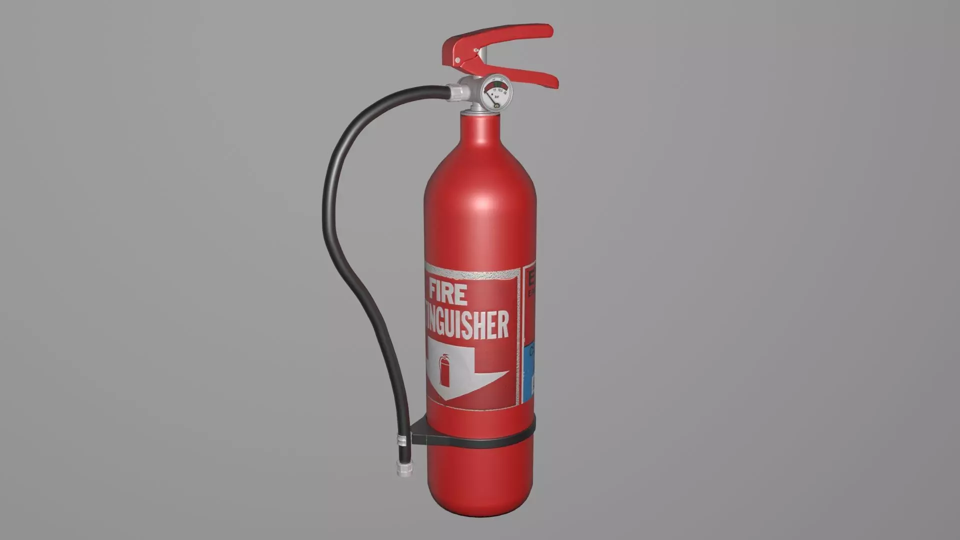 Fire Extinguisher  Low-poly 3D model_0