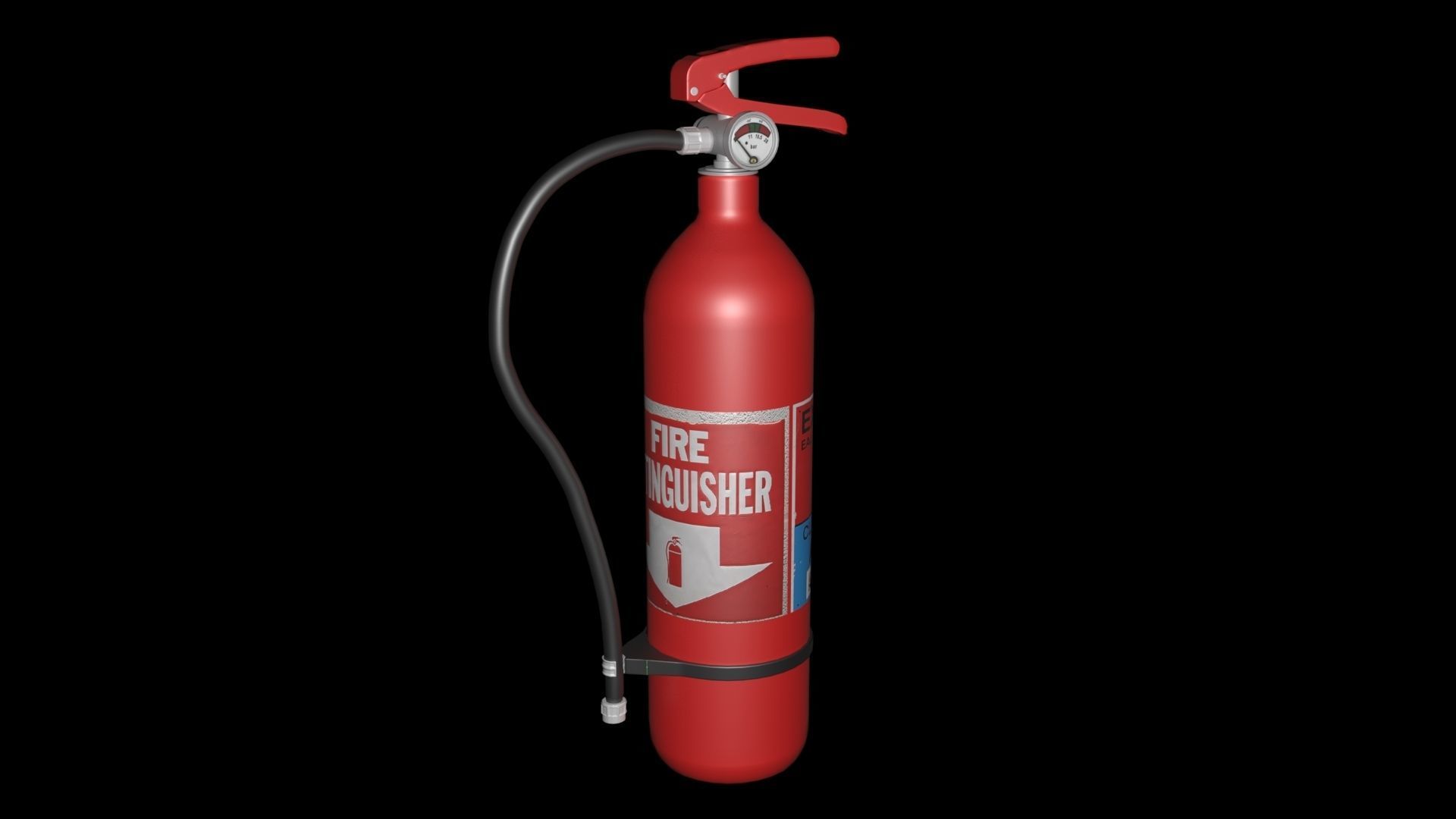 Fire Extinguisher  Low-poly 3D model_2