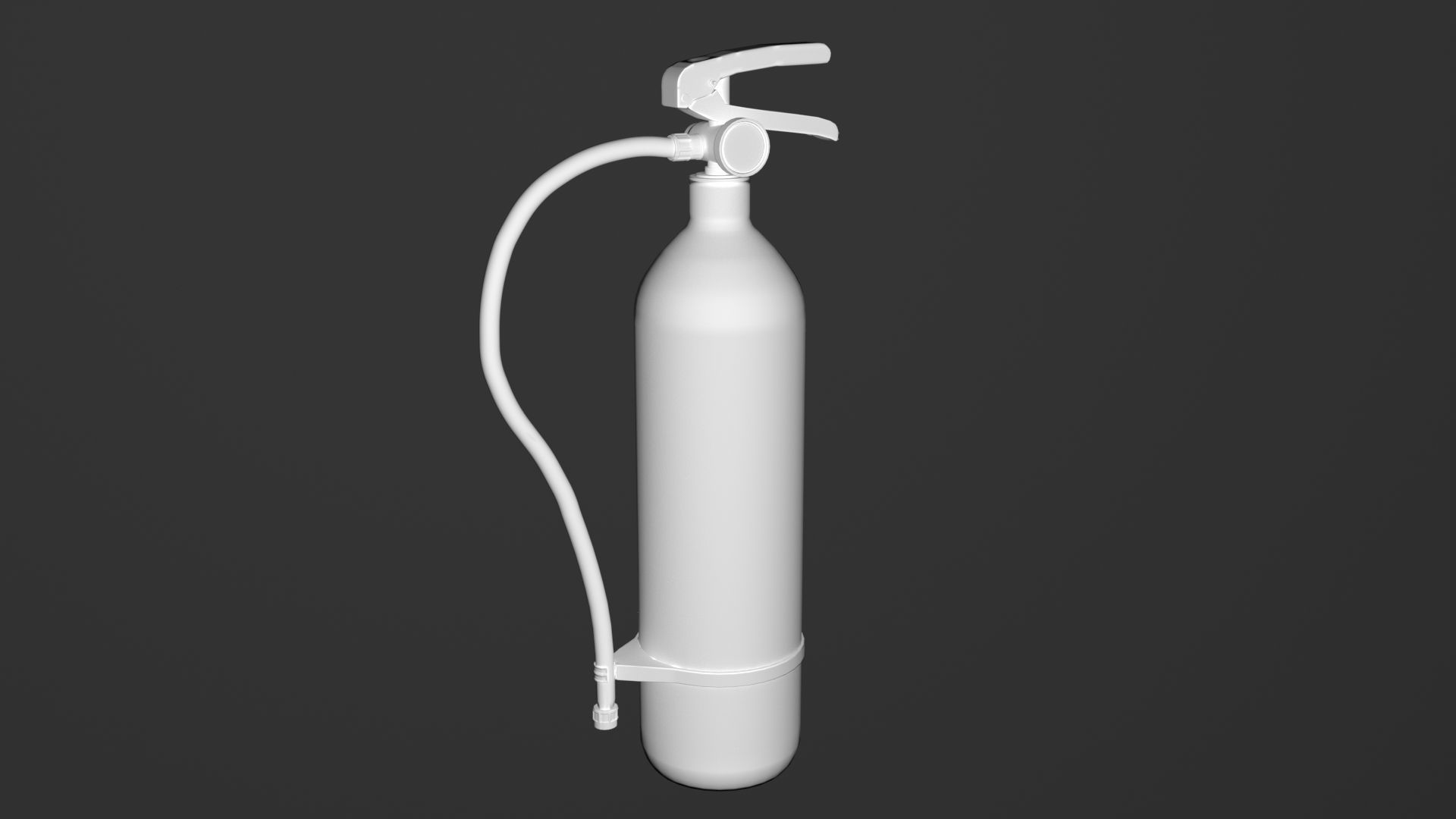 Fire Extinguisher  Low-poly 3D model_1