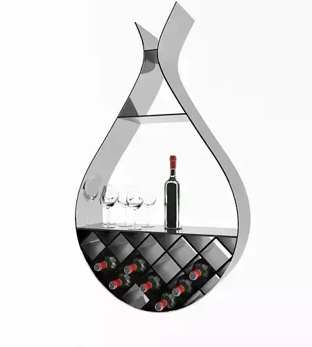 Cattelan Italia Drop Bookshelf  Wine Rack