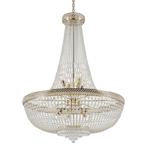 BariE15100200G chandelier with crystals and gold finish 3D model