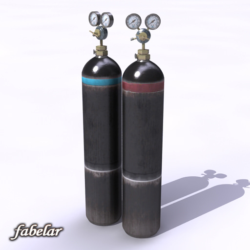 Nitro tanks 3D model