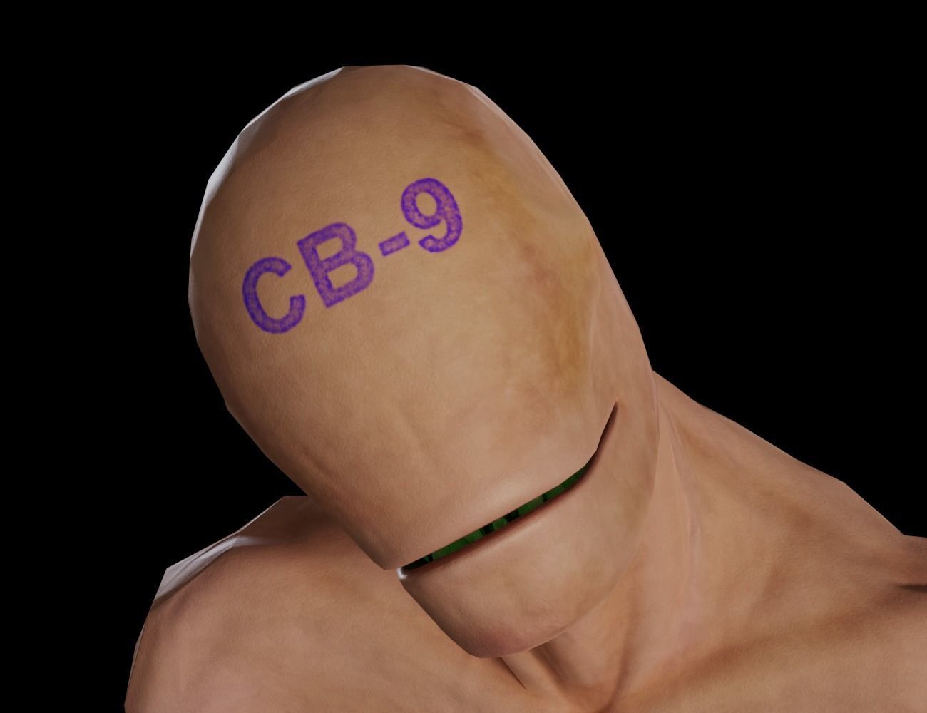 Horror Creep Nightmare Low-poly 3D model_21