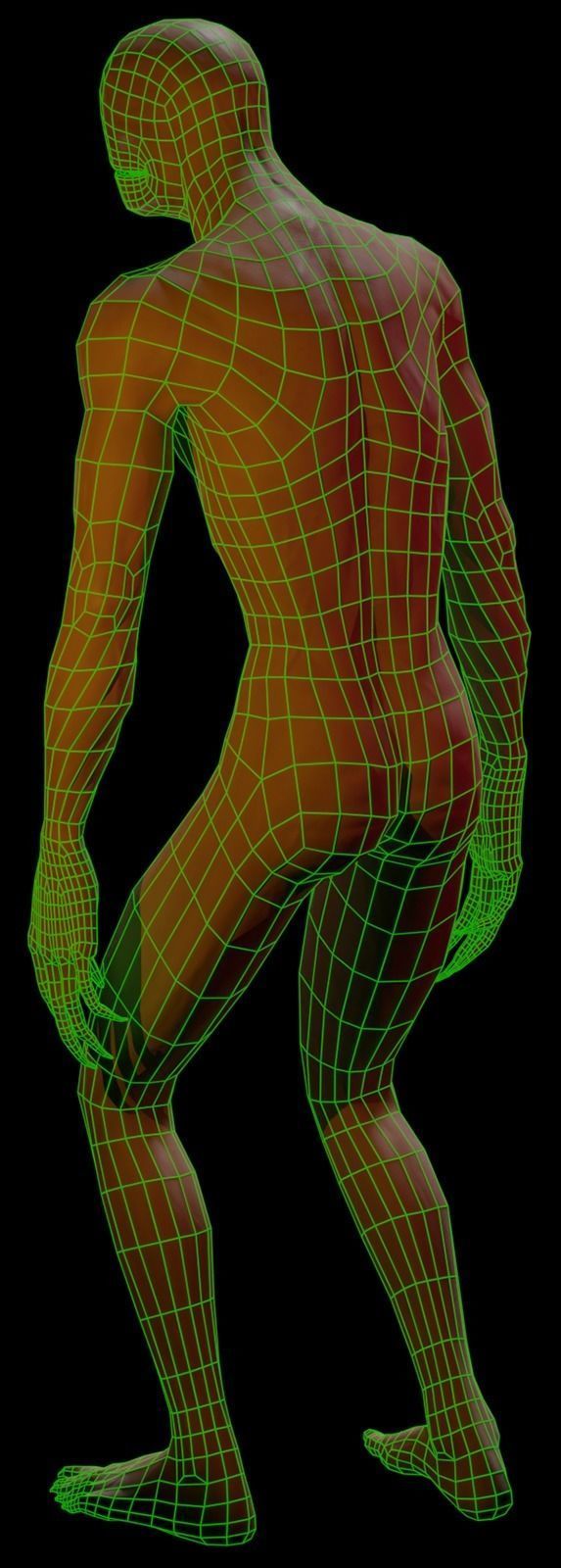 Horror Creep Nightmare Low-poly 3D model_12