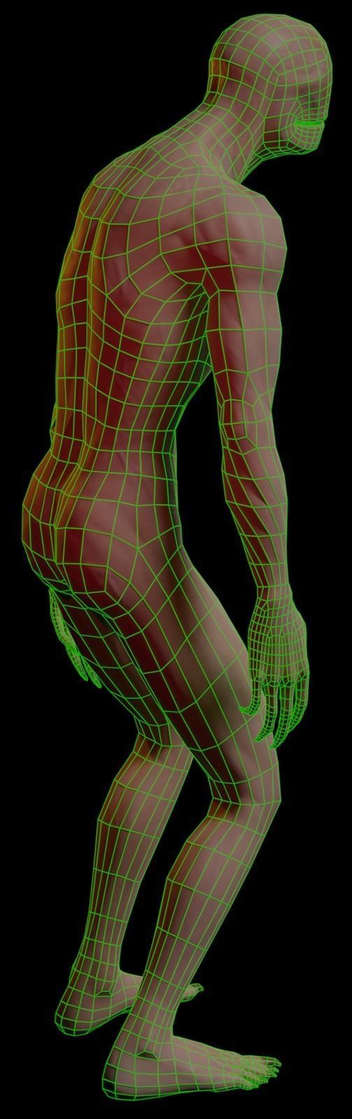 Horror Creep Nightmare Low-poly 3D model_13