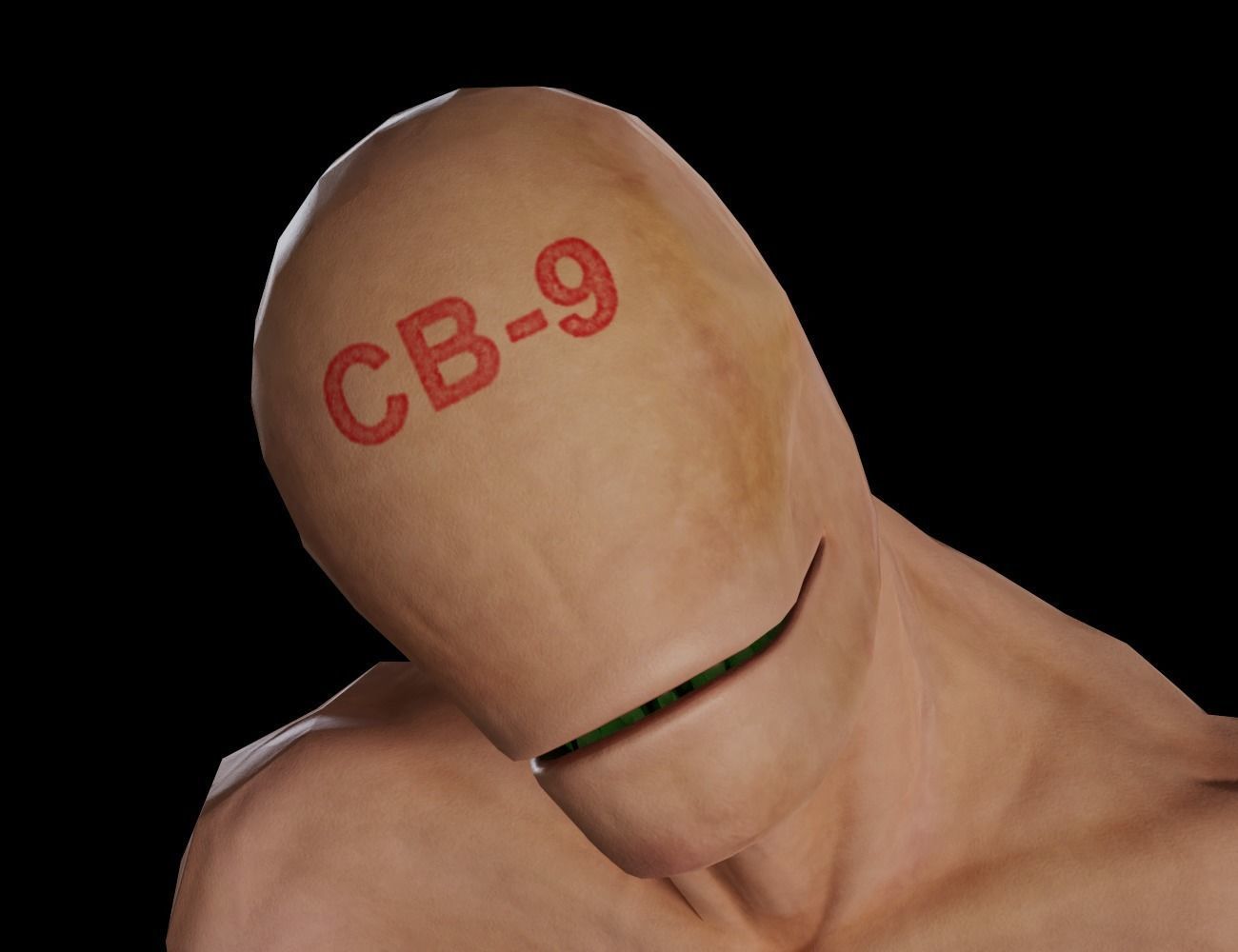 Horror Creep Nightmare Low-poly 3D model_20